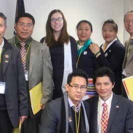 Tibet Lobby Day participants meet with the staff of Senator Richard Blumenthal (D-CT).