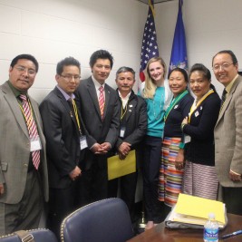 Tibet Lobby Day participants from Connecticut meet with Congressional staff to discuss issues impacting Tibet.